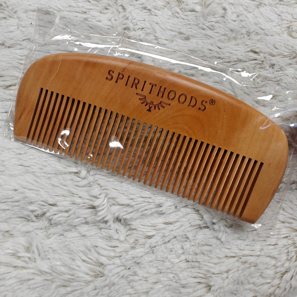 NIB Spirithoods Wooden Comb‎ Bohemian Vegan Cottagecore Gorpcore Festival